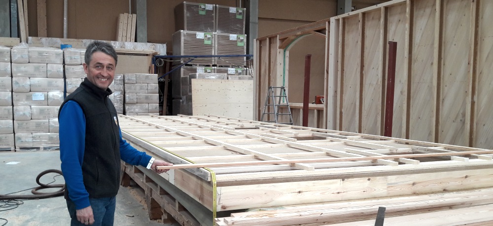 Produktion Holzwände