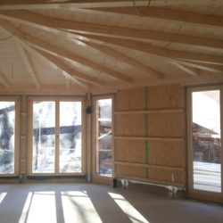 Köhldorfner Holzhaus Referenzobjekt Oase Thalham Innenausbau Gemeinschaftsraum