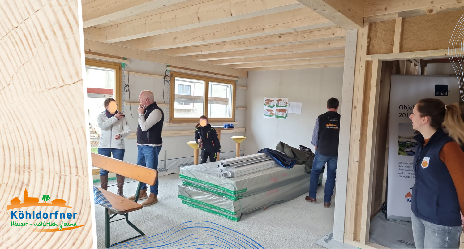 Spannende Einblicke in ein neues Doppelhaus