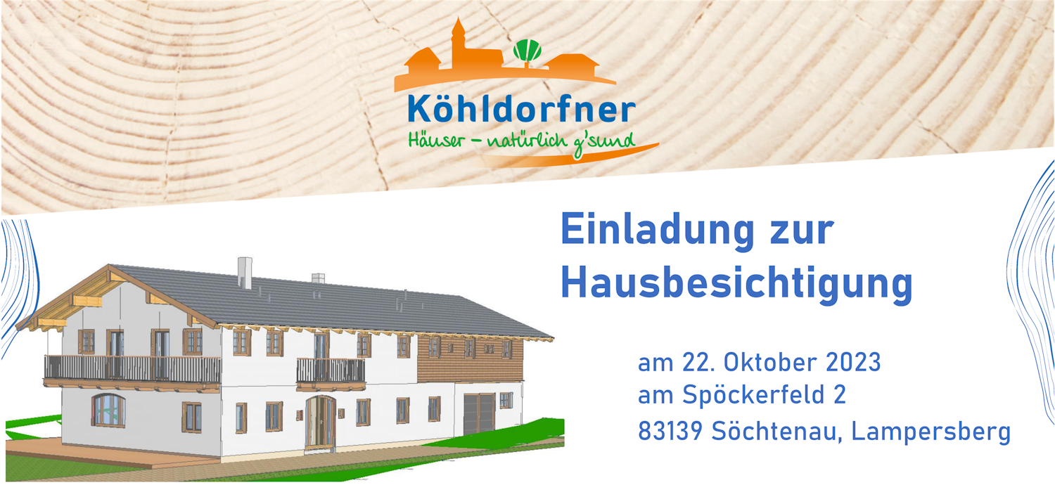 Herzliche Einladung zur Hausbesichtigung