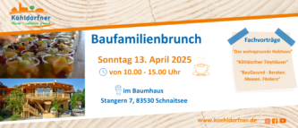 Baufamilienbrunch mit Fachvorträgen