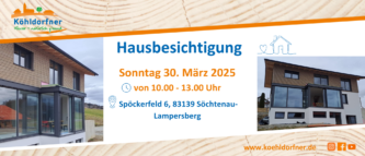 Auf geht's zur nächsten Hausbesichtigung
